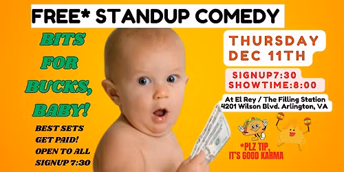 Free Comedy Night at El Rey! (please tip)