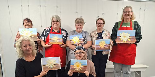Acrylics  Painting Class with Christine Wheatland