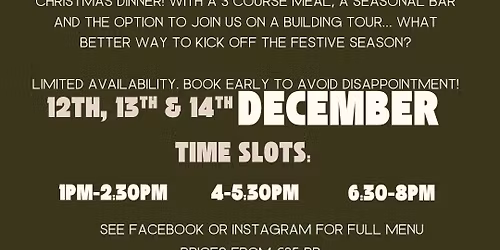 Bidston Observatory Christmas Dinner