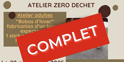 COMPLET 🍂 Atelier “Les remèdes d’hiver” ❄️