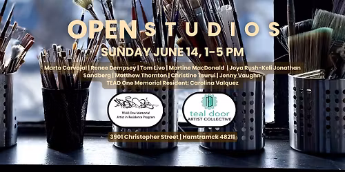 Teal Door Artist Collective and TEAD One Memorial Artist in Residency Program Open Studio Event