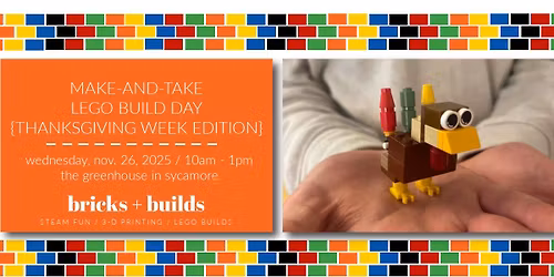 Make-And-Take LEGO Build Day {Thanksgiving Week Edition}