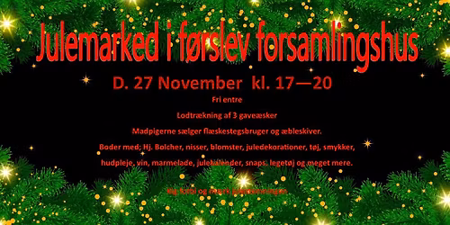 Julemarked i F\u00f8rslev forsamlingshus