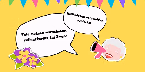 Rollaattorimarssi Kouvolassa