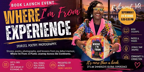 Where I'm From: The Experience - Richmond Book Launch