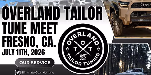 Overland Tailor Tune Meet Fresno, Ca.