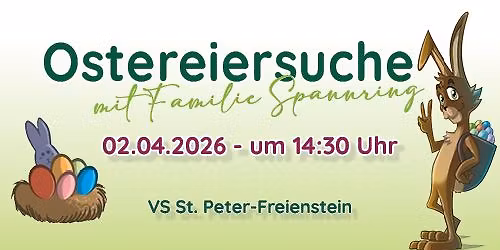 Lustige Ostereiersuche