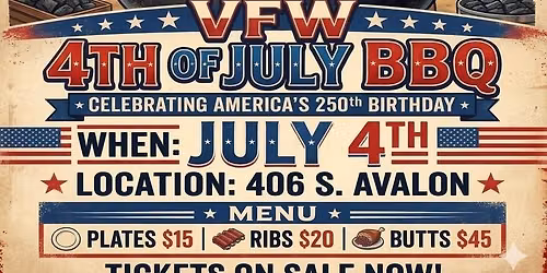 VFW 4th of July BBQ