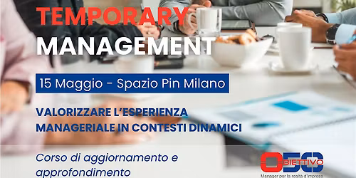 Corso di Temporary Management