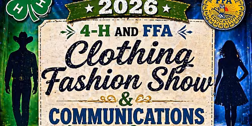 2026 Wapello County Expo Clothing Fashion Show and Communications Awards Ceremony