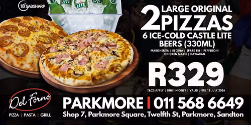 Rugby Match day at del forno Parkmore