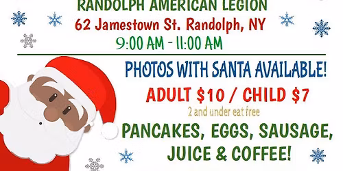 Randolph After Prom Pancake Breakfast with Santa 