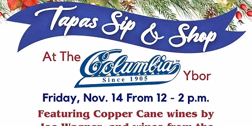 Tapas, Sip & Shop At The Columbia