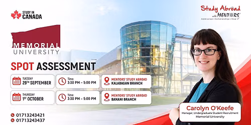 Spot Assessment Session with Memorial University
