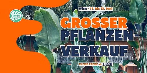 Gro\u00dfer Pflanzenverkauf - Wien