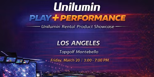 Play + Performance Rental Product Showcase