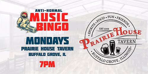 Music Bingo @ Prairie House Tavern (Buffalo Grove)