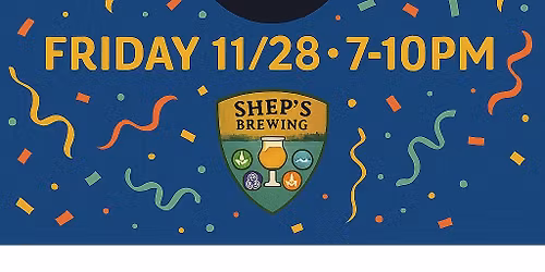 Black Friday Party Featuring The Turn Tables at Shep's Brewing!