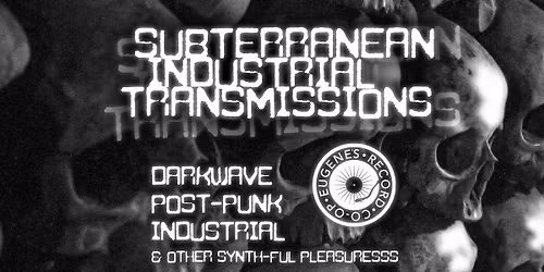SuBTerrANean INduSTRiaL tRANSmiSSiONs darkwave\/postpunk\/industrial @ Eugene's Record Co-op