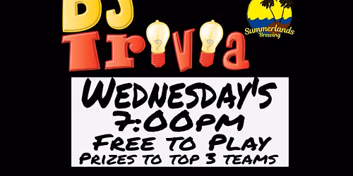 DJTrivia at Summerlands Brewing Company