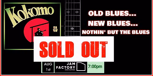 Kokomo @ The Jam Factory - International Blues Music Day