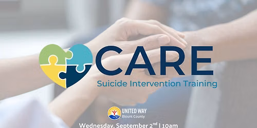 CARE Suicide Intervention Training (Free Workshop)