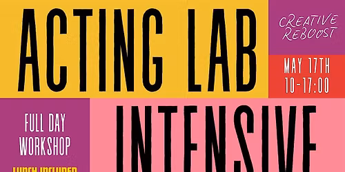 Acting Lab Intensive (Full Day Workshop)