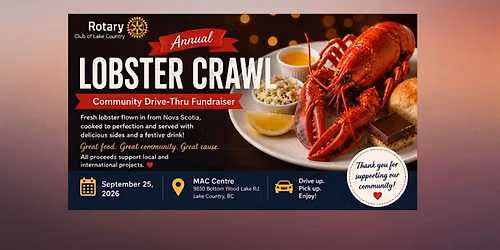 Lobster Crawl Thru Fundraiser 2026