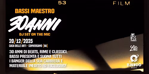 BASSI MAESTRO in tour - 30 ANNI @ CASA DELLE ARTI