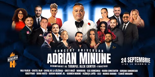 Adrian Minune - Concert Aniversar \/\/ 24 septembrie 2026