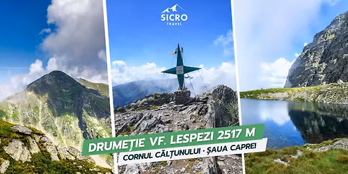 Drume\u021bie c\u0103tre V\u00e2rful Lespezi 2517 m