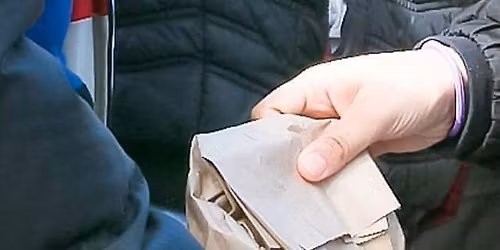 Blessings in the bag event for homeless