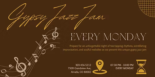 Gypsy Jazz Jam @ the Winery!