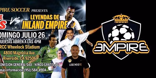 LEYENDAS DE CHIVAS VS LEYENDAS EMPIRE