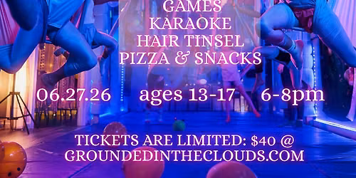 Glow Flow- Teen Night in the Clouds (age 13-17)