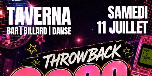 2000s Throwback Night Taverna (DJ Advocate)