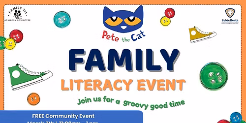 Pete the Cat Family Literacy Event
