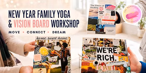 Holiday Family Yoga & New Year Vision Board Workshop | New Brighton, MN