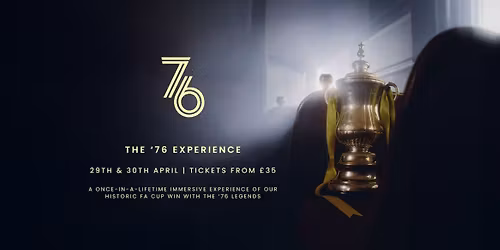 \ud83c\udfc6 The 1976 Experience: 50 years on - 29\/04\/26