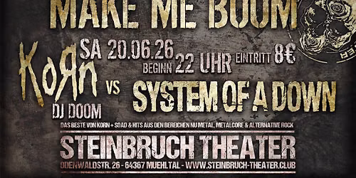 Make Me Boom! KoRn vs SOAD mit DJ Doom