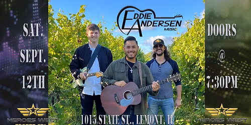 Eddie Andersen Band Performs LIVE at Heroes West Lemont
