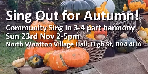 Sing Out for Autumn
