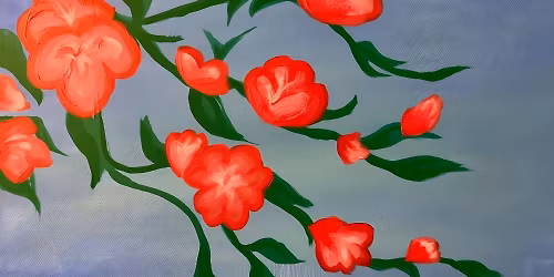 Orlando Paint & Sip: Pink Flowers @ Catrina's Mexican Fusion