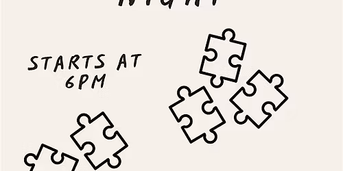 Jan Puzzle Night at Columbus Bound Bookshop