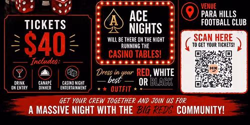 Big Red Ball- Casino Night