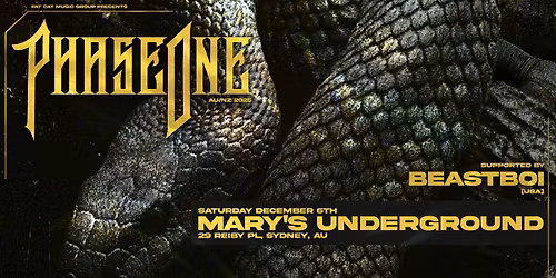 PHASEONE Terranova Album Tour ft. BEASTBOI [USA] | Sydney