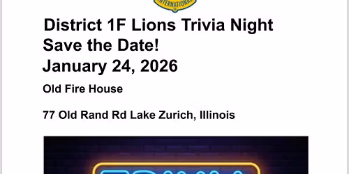 D1F Trivia Night SAVE THE DATE
