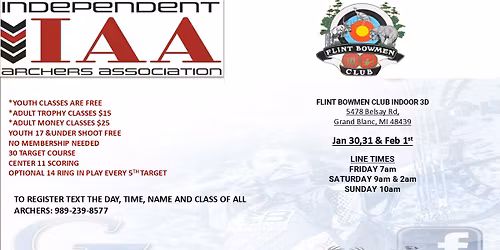 Flint Bowmen Club Indoor IAA 3D