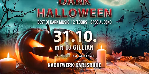 DARK HALLOWEEN Party 2026 im Nachtwerk Karlsruhe auf 2 Floors