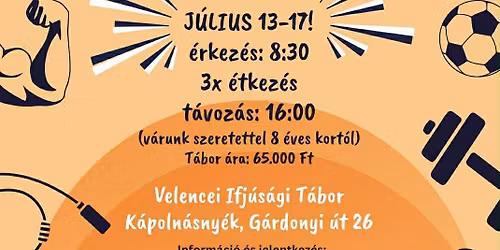 Ny\u00e1ri er\u0151nl\u00e9ti t\u00e1bor gyerekeknek